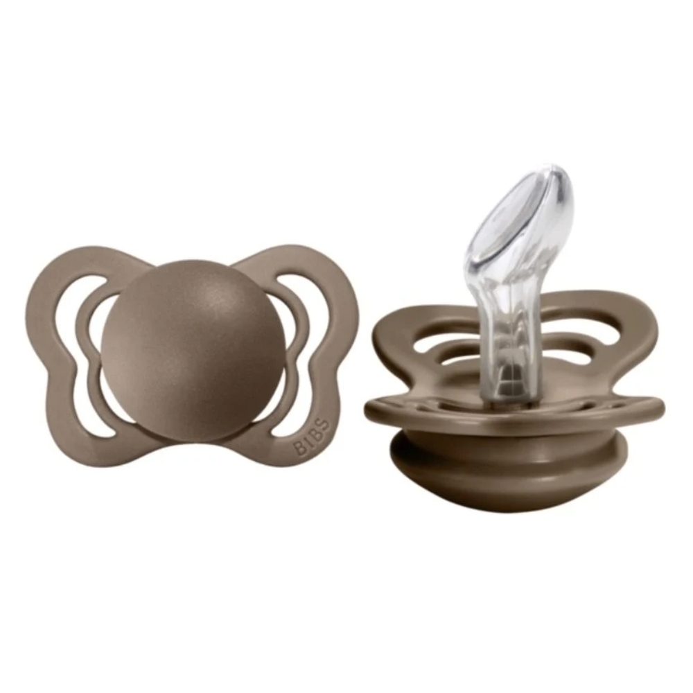 BIBS Couture Silicone Pacifiers - 2 Pack | Size 1, 0-6M
